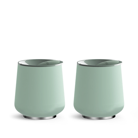 The Picnic Tumbler Set - The Picnic Tumbler Set - Ruby 12 oz (Set of 2) / Mint Chip | Fellow