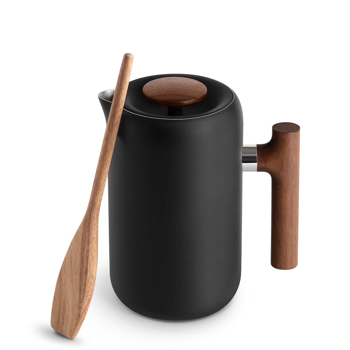 Clara French Press - Clara French Press - Matte Black + Walnut | Fellow