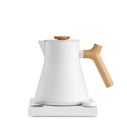 Corvo EKG Electric Kettle - Corvo EKG Electric Kettle - Pro / Matte White + Maple | Fellow