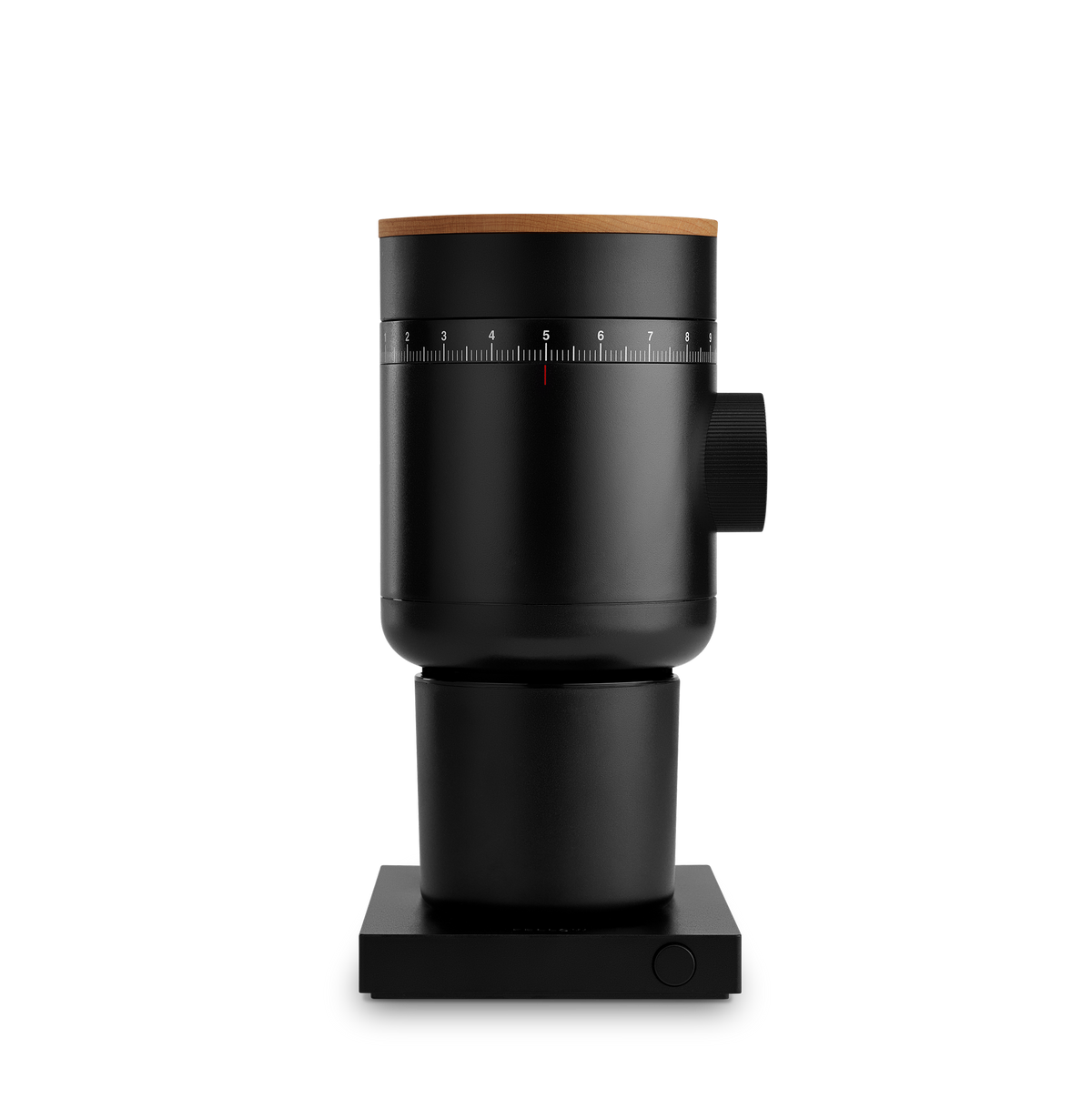 Fellow Opus 2 grinder in Malted Chocolate + Maple, ideal for pour-over coffee lovers.