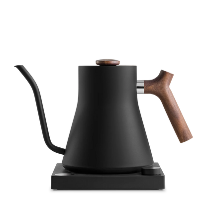 RETAIL & CX ONLY - Stagg EKG Electric Kettle - RETAIL & CX ONLY - Stagg EKG Electric Kettle - Matte Black + Walnut | Fellow