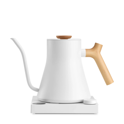 Stagg EKG Electric Kettle - Stagg EKG Electric Kettle - Pro / Matte White + Maple | Fellow