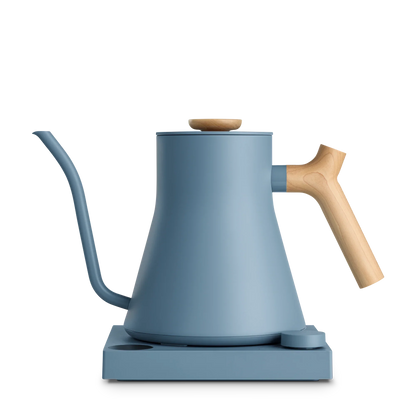 Stagg EKG Electric Kettle - Stagg EKG Electric Kettle - Pro / Hazy Blue + Maple | Fellow