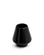 Matte black Fellow Matcha Set Whisk Holder with wide base and rounded opening.